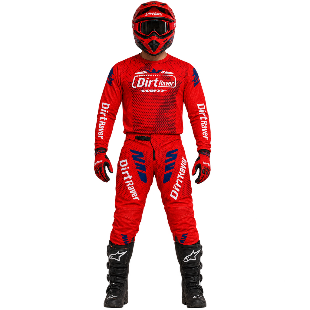 Traje Enduro/Offroad Rojo