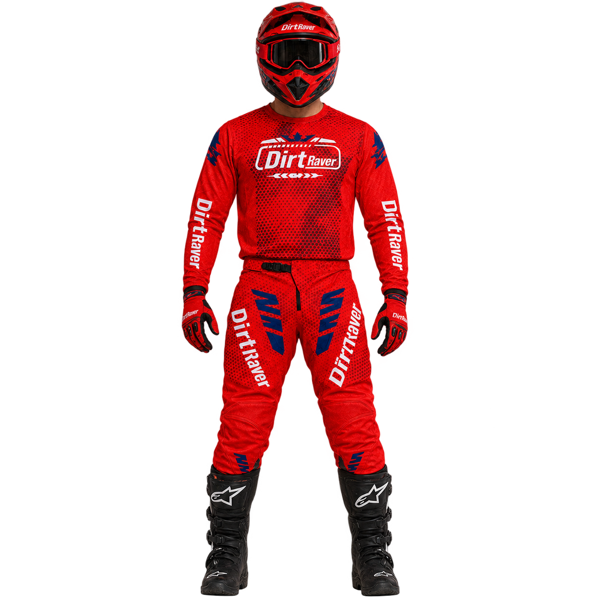 Traje Enduro/Offroad Rojo