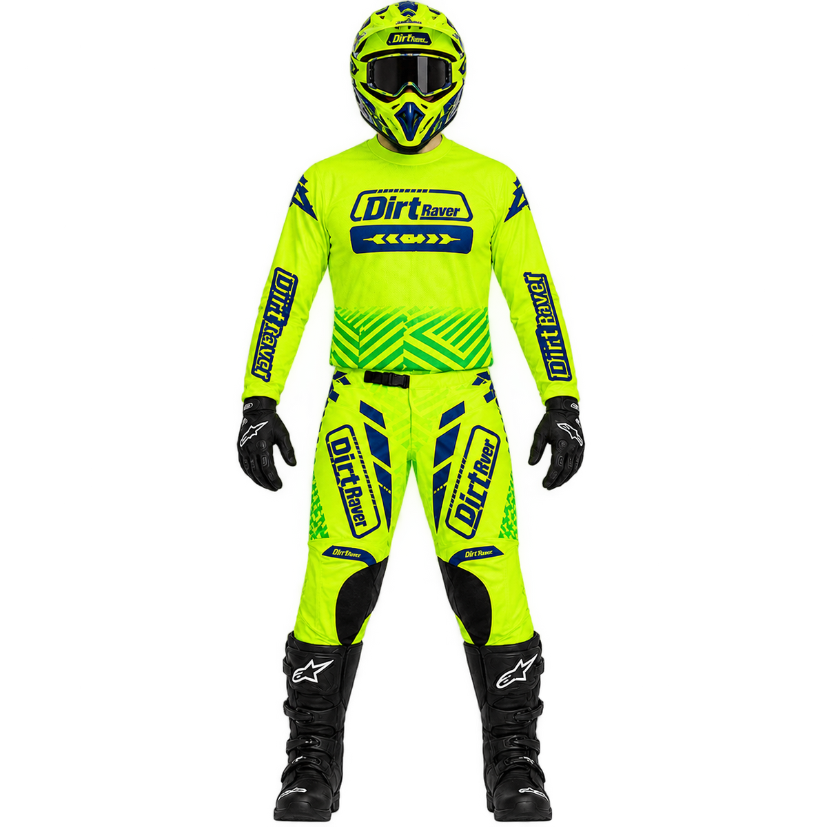 Traje Enduro/Offroad Verde