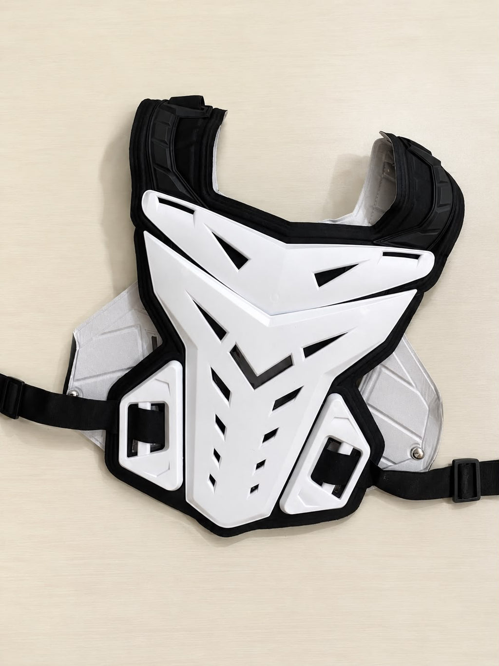 Pechera enduro Moto/bici blanca