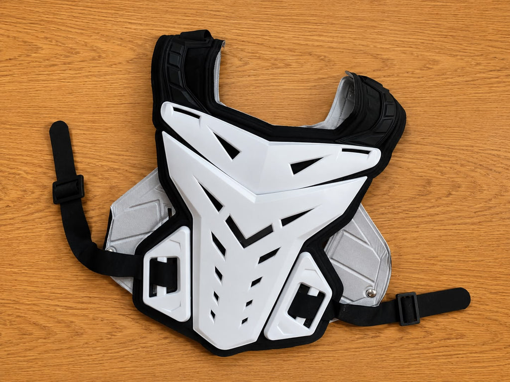 Pechera enduro Moto/bici blanca