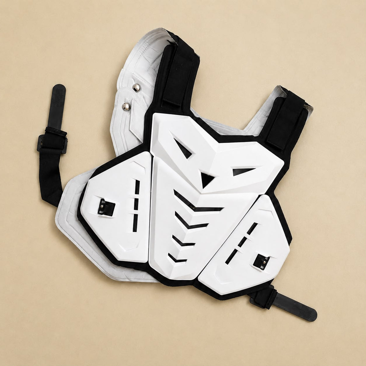 Pechera enduro Moto/bici blanca